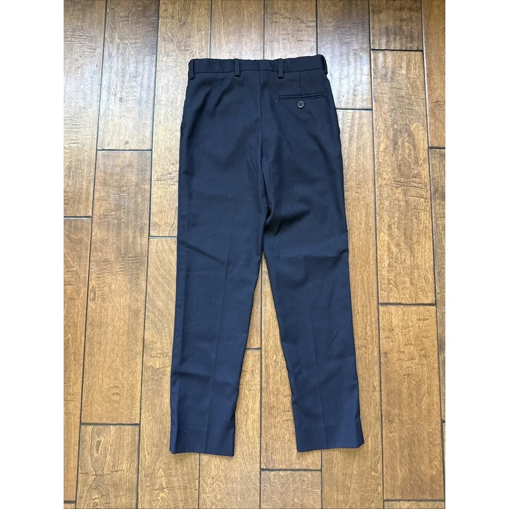 Lauren Ralph Lauren Boys Size 10 25x24.5 Navy Blue Flat Front Dress Pants